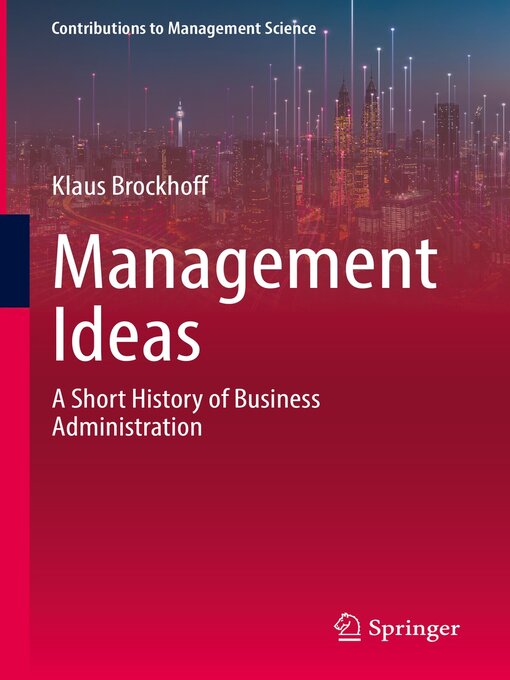 Title details for Management Ideas by Klaus Brockhoff - Available